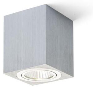 MAYO SQ mennyezeti billenthető szálcsiszolt alumínium 230V/700mA LED 9W 36° 2700K