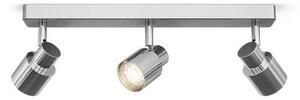 VALTO III felületre szerelhető króm 230V GU10 LED 3x5W IP44