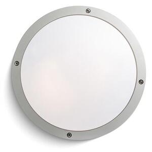 SONNY mennyezeti lámpa ezüstszürke 230V E27 2x18W IP54