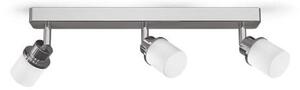 LINN III felületre szerelhető opál üveg/króm 230V G9 LED 3x3W IP44