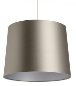 ASPRO 40/30 lámpabúra Monaco galamb szürke/ezüst PVC max. 23W