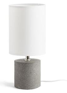 CAMINO asztali ernyővel fehér cement 230V E27 28W
