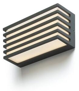 CLAIRE 21 fali lámpa antracitszürke tej akril 230V LED 9W IP54 3000K