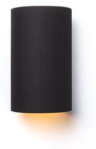 RON W 15/25 fali lámpa Polycotton fekete/arany fólia 230V E27 28W