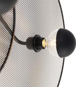 Design fali lámpa fekete hálós 3 lámpával - Jane