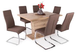Fanni asztal 135x85+40cm