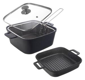 Alumínium sütőedény készlet 2 db-os 24,5x32,5 cm GRANDE – Orion