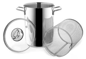Indukciós tűzhelyhez alkalmas rozsdamentes acél edény 4 l Anett – Orion