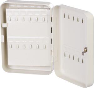 Kulcsszekrény KeyBox 214, kulcsokhoz, 25x18x7.4 cm, zárható, 48 kampó