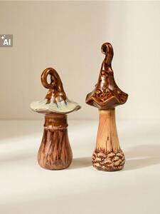 Sinsay - Álló dekoráció gomba formában 2 pack - barna