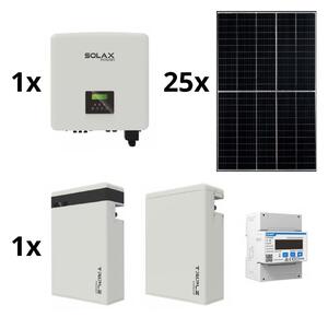 SolaXPower Napelem készlet: SOLAX Power - 10kWp RISEN + SOLAX konverter 3f + 11,6 kWh akkumulátor SM9996-25ks
