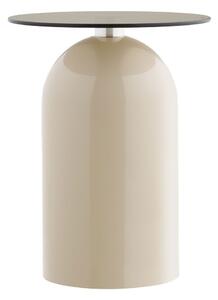 Kerek tárolóasztal üveg asztallappal ø 40 cm Ravello – House Nordic