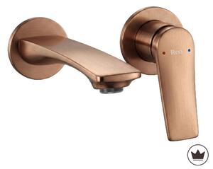 Falsík alatti mosdócsaptelep REA VISION Brush Copper + BOX