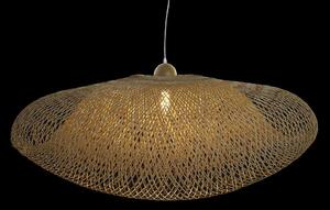 Lámpa mennyezeti bambusz 60x45x45 100 dupla természetes