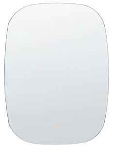 LED fürdőszobai tükör BERGERAC 58 cm 78 cm Ezüst