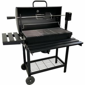 Kristen multifunkciós grill füstölővel + elektromos nyárssal, 41 x 115 x 82 cm