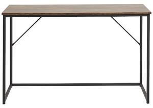 Sötét Fa Irodai Asztal 120 x 55 cm PEMBRO
