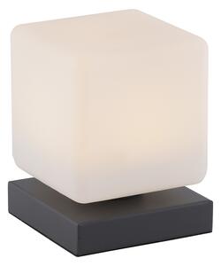 Asztali lámpa sötétszürke, érintéssel szabályozható LED-del - Jano