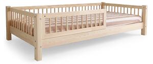ELORA SLATS gyerekágy ágyneműtartóval 80x160 - natúr