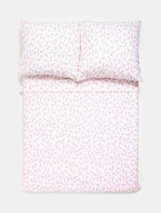 Sinsay - Virágmintás ágyneműgarnitúra - pasztellpink