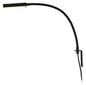 Fali Lámpa Lindby, Flexola, dimmable, Fekete, Hálószoba, Fém