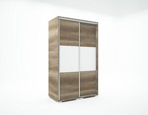 LUX tolóajtós gardrób (Méret: 100 cm, Tükör: tükör nélkül)