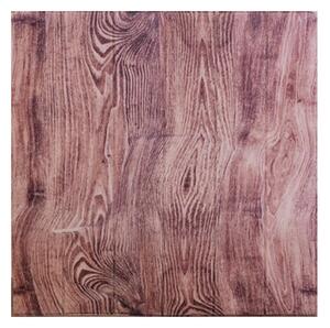 2146 - Sötét Fa - 3D Tégla falmatrica, fali panel extra öntapadós falpanel 70×78 cm – lakásba és irodába