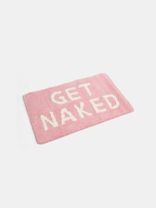 Sinsay - Feliratos fürdőszobai szőnyeg GET NAKED - pasztellpink