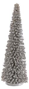 X-MAS csillámló fenyő 45 cm ,ezüst