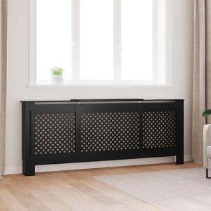 Fekete MDF radiátorburkolat 205 cm