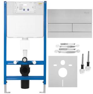 Rea Rea, Falba épített WC-rendszer K011A-Q + T Brush Steel gombok, KPL-E0057