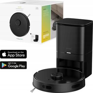 Hombli Smart Robot Vacuum Robotporszívó WiFi Fekete