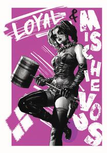 Művészi plakát Batman - Harley Quinn