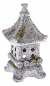 Pagoda kerámia gyertyatartó teamécseshez , 11 x 20 x 10,5 cm