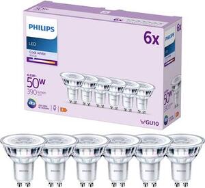 Philips LED 9290012182 LED EEK F (A - G) GU10 Reflektor 4.6 W = 50 W Semleges fehér (Ø x H) 50 mm x 54 mm 6 db