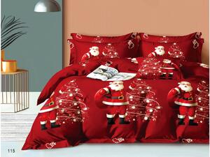MERRY CHRISTMAS piros mikroszálas ágyneműhuzat Ágyneműhuzat mérete: 70 x 80 cm | 140 x 200 cm