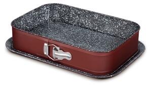 Blaumann BL-4100 Cera Stone Szögletes csatos tortaforma 39 x 27 cm - Barna