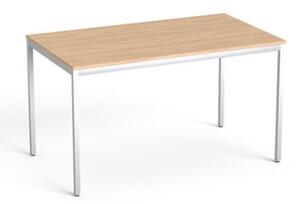 Általános asztal fémlábbal, 75x130 cm, MAYAH Freedom SV-38, tölgy (IBXA38T)