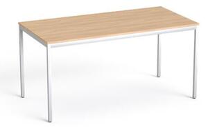 Általános asztal fémlábbal, 75x150 cm, MAYAH Freedom SV-39, tölgy (IBXA39T)