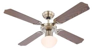 ZEVENTI ZEVENTI - Mennyezeti ventilátor NAVAGIO 1xE27/60W/230V barna ZV0012