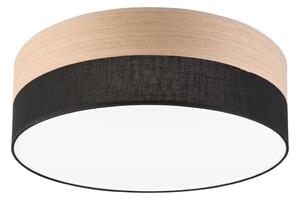 Lamkur LED Mennyezeti lámpa SIRJA WOOD LED/36W/230V átm. 45 cm fekete/tölgy LA54544