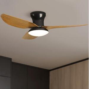 Brilagi Brilagi-LED Dimmelhető mennyezeti ventilátor LED/30W/230V 3000-6500K fekete/barna + távirányító BG1610