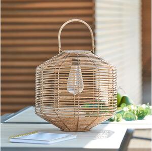 Atmosphera Atmosphera - LED Napelemes lámpa CUBA LED/1,2V IP44 rattan P6698