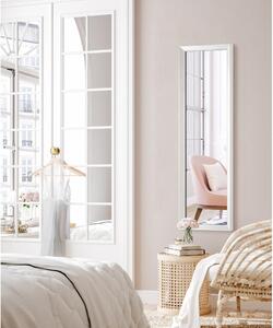 Paris keretezett fali tükör fehér dekorral, 47 x 147 cm - Styler