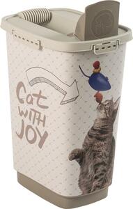 ROTHO Eledel konténer CODY 25 L CAT WITH JOY műanyag