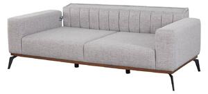 Design 3 személyes kanapé Willene 220 cm szürke