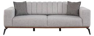 Design 3 személyes kanapé Willene 220 cm szürke