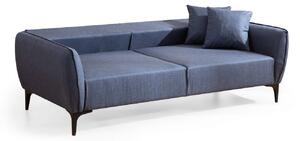 Design 3 személyes kanapé Beasley 220 cm kék