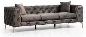 Design 3 személyes kanapé Rococo 237 cm antracit
