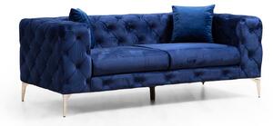 Design kanapé Rococo 197 cm sötétkék